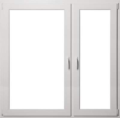 Okno PCV 3-szybowe fasadowe O34 białe 1465x1435 mm rozwierno-uchylne do wewnątrz prawe