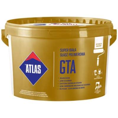 Gładź polimerowa super biała Atlas GTA 25 kg
