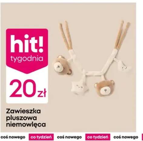Zawieszka pluszowa niemowlęca