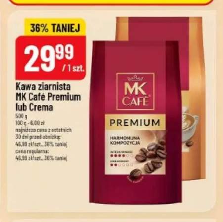 Kawa ziarnista MK Café Premium +1 wariant