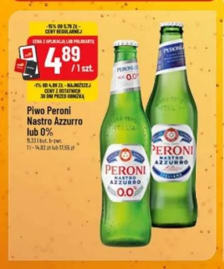 Piwo Peroni Nastro Azzurro