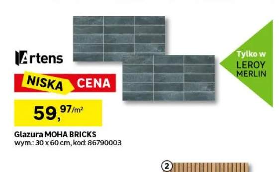 Glazura Moha Bricks 30x60 Artens