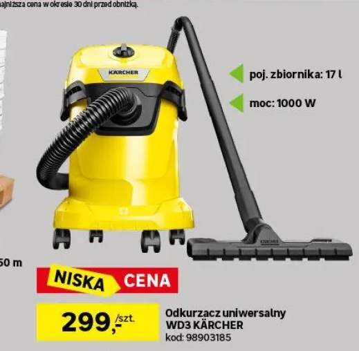 Odkurzacz uniwersalny WD 3 V-17/4/20 17 l KARCHER