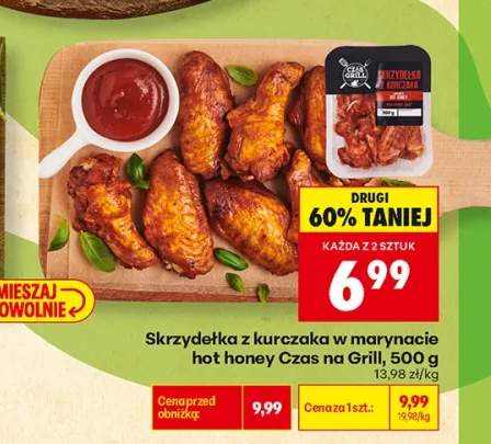 Skrzydełka z kurczaka w marynacie hot honey Czas na Grill