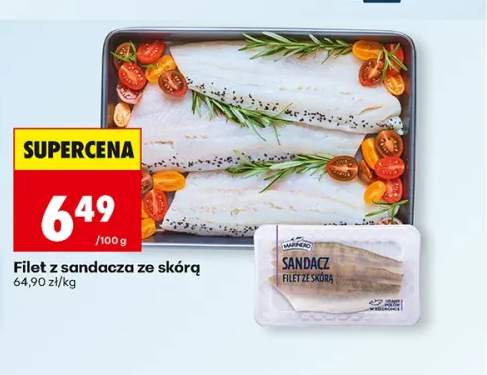Filet z sandacza ze skórą Marinero