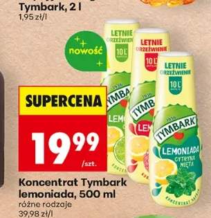 Koncentrat Tymbark lemoniada cytryna +1 wariant
