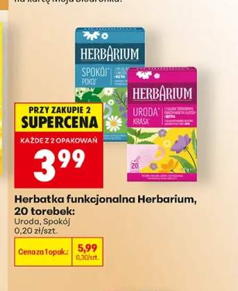 Herbatka funkcjonalna Herbarium Spokój +1 wariant