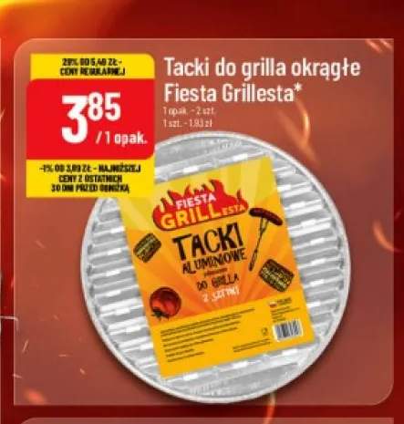 Tacki do grilla okrągłe Fiesta Grillesta