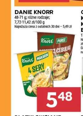 Danie puree z cebulką Knorr +1 wariant