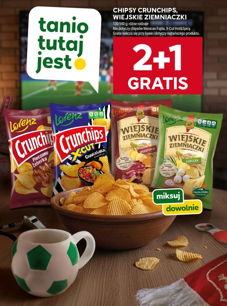 Chipsy Crunchips X-Cut Chakalaka +3 warianty