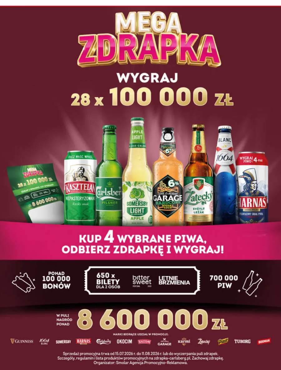 Wybrane piwa +5 wariantów