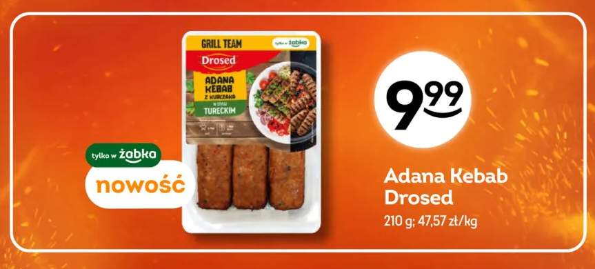 Adana Kebab z kurczaka w stylu tureckim Drosed