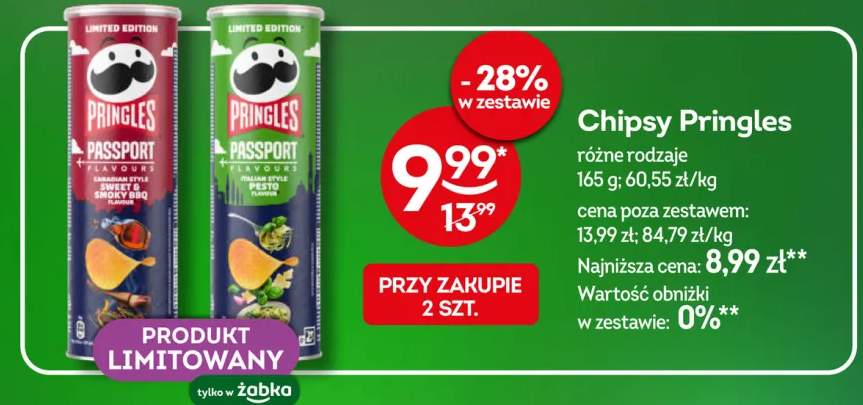 Chipsy Pringles Passport Sweet & Smoky BBQ +1 wariant