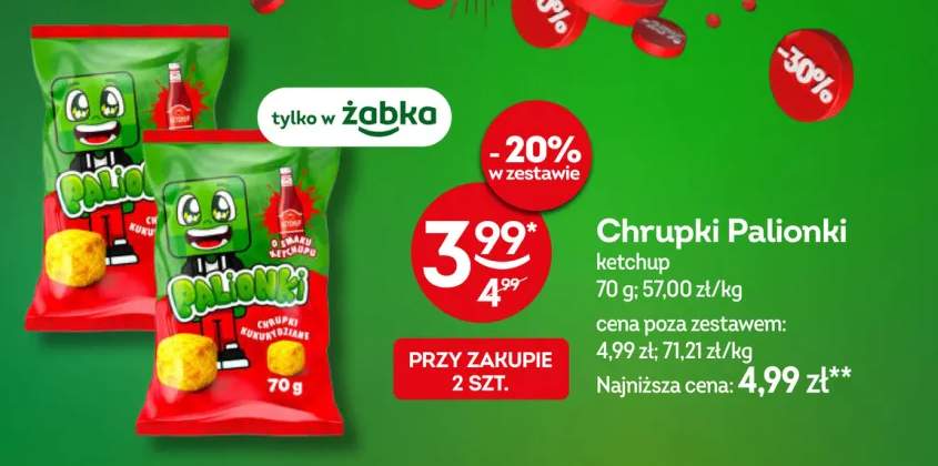 Chrupki Palionki ketchup