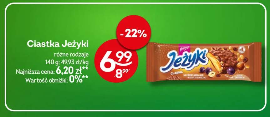 Ciastka Jeżyki Classic