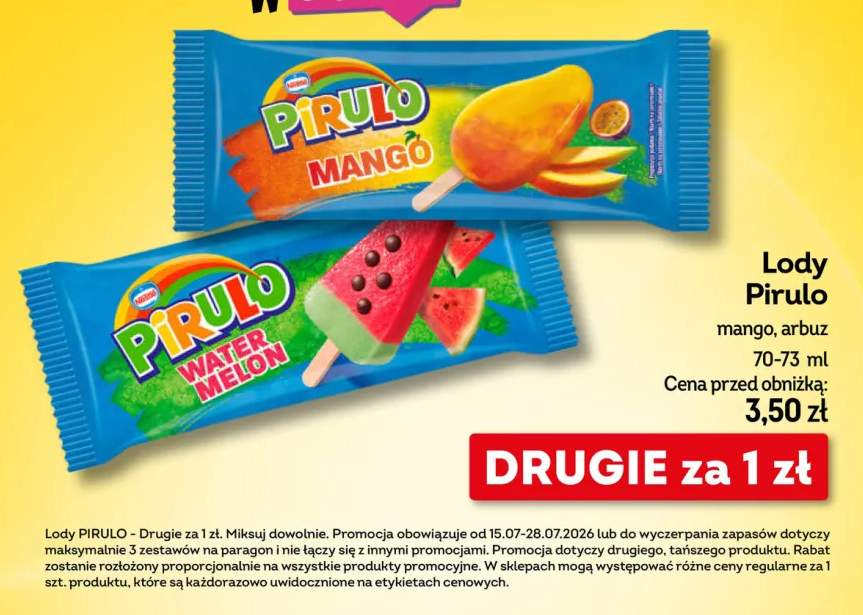 Lody Pirulo Mango +1 wariant