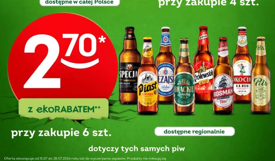 Piwo Specjal Jasny Pełny +6 wariantów