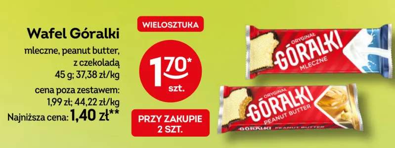 Wafel Góralki mleczne +2 warianty