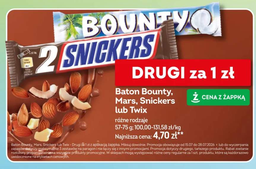 Baton Bounty +3 warianty