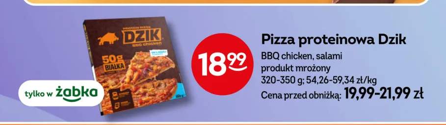 Pizza proteinowa Dzik BBQ Chicken +1 wariant