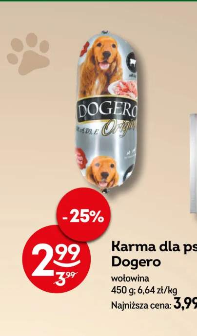 Karma dla psa Dogero wołowina