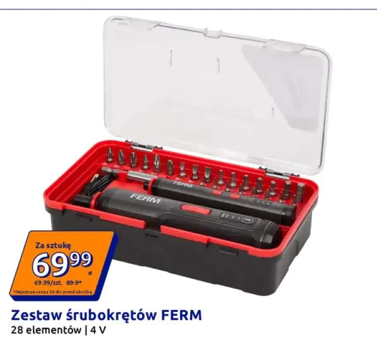 Zestaw śrubokrętów FERM
