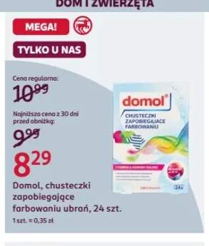 Chusteczki zapobiegające farbowaniu ubrań Domol