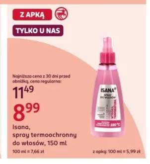 Spray termoochronny do włosów Isana
