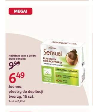 Plastry do depilacji twarzy Joanna Sensual