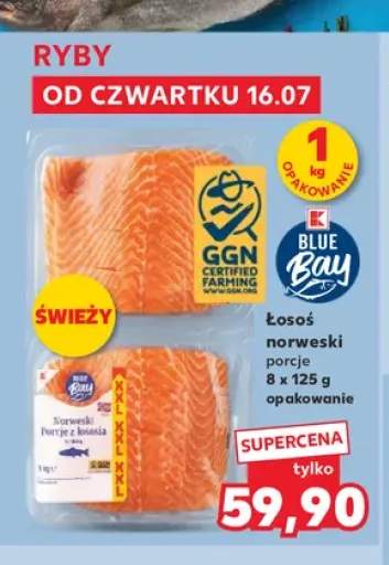 Łosoś norweski porcje Blue Bay