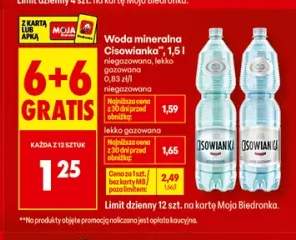 Woda mineralna niegazowana Cisowianka +2 warianty
