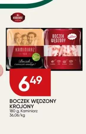 Boczek wędzony krojony Kaminiarz