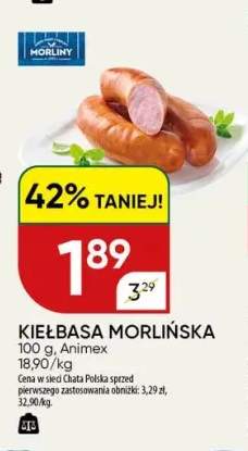 Kiełbasa Morlińska Animex