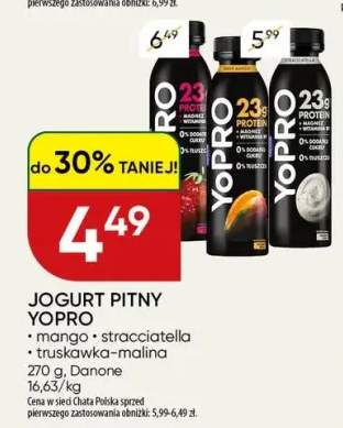 Jogurt pitny YoPro mango Danone +2 warianty