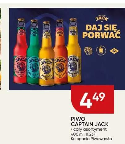 Piwo Captain Jack Watermelon +4 warianty