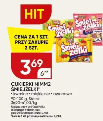 Żelki Nimm2 Śmiejżelki kwaśne +2 warianty