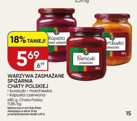 Buraczki zasmażane Spiżarnia Chaty Polskiej +2 warianty
