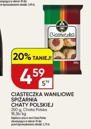 Ciasteczka waniliowe Spiżarnia Chaty Polskiej