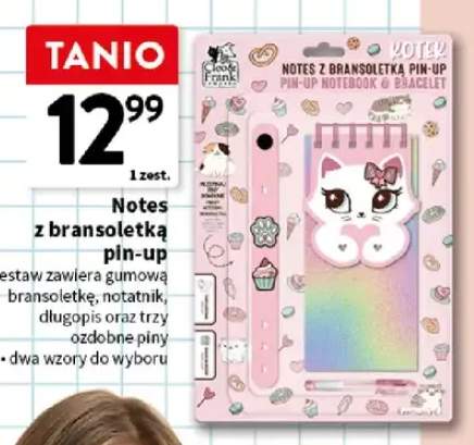 Notes z bransoletką pin-up Cleo & Frank