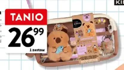Zestaw piórnik Kapibara + pluszowa kapibara + akcesoria Kidea