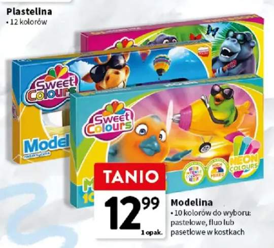 Modelina pastelowa Sweet Colours 10 kolorów +2 warianty