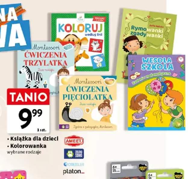 Książka dla dzieci Montessori Ćwiczenia Trzylatka +3 warianty