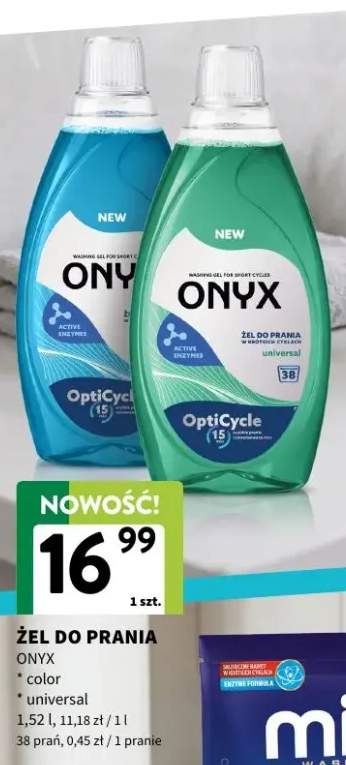 Żel do prania ONYX color +1 wariant