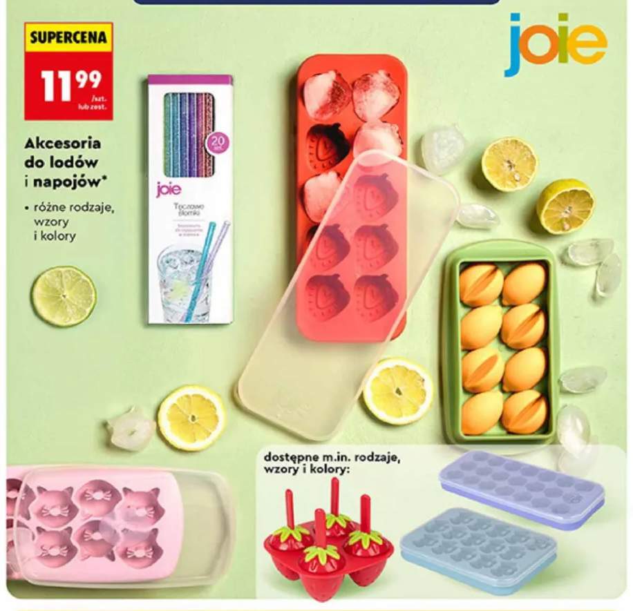 Akcesoria do lodów i napojów Joie