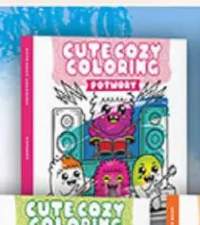 Książka do kolorowania Cute Cozy Coloring Potwory