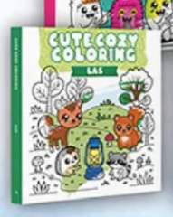Książka do kolorowania Cute Cozy Coloring Las