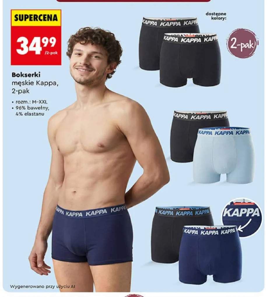 Bokserki męskie Kappa 2-pak