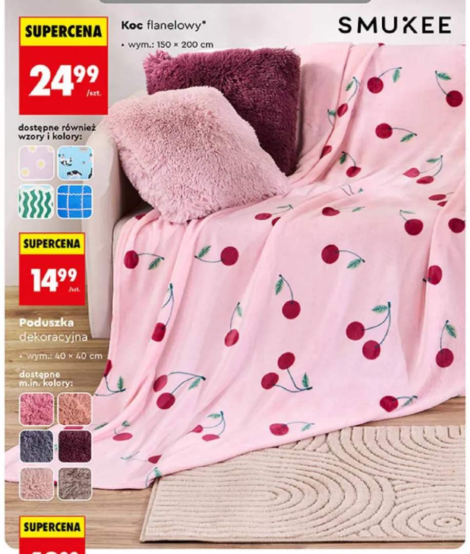 Koc flanelowy Smukee