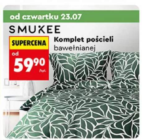 Komplet pościeli bawełnianej Smukee