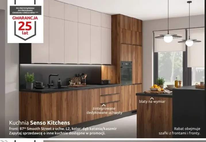 Kuchnia Senso Kitchens Black Red White
